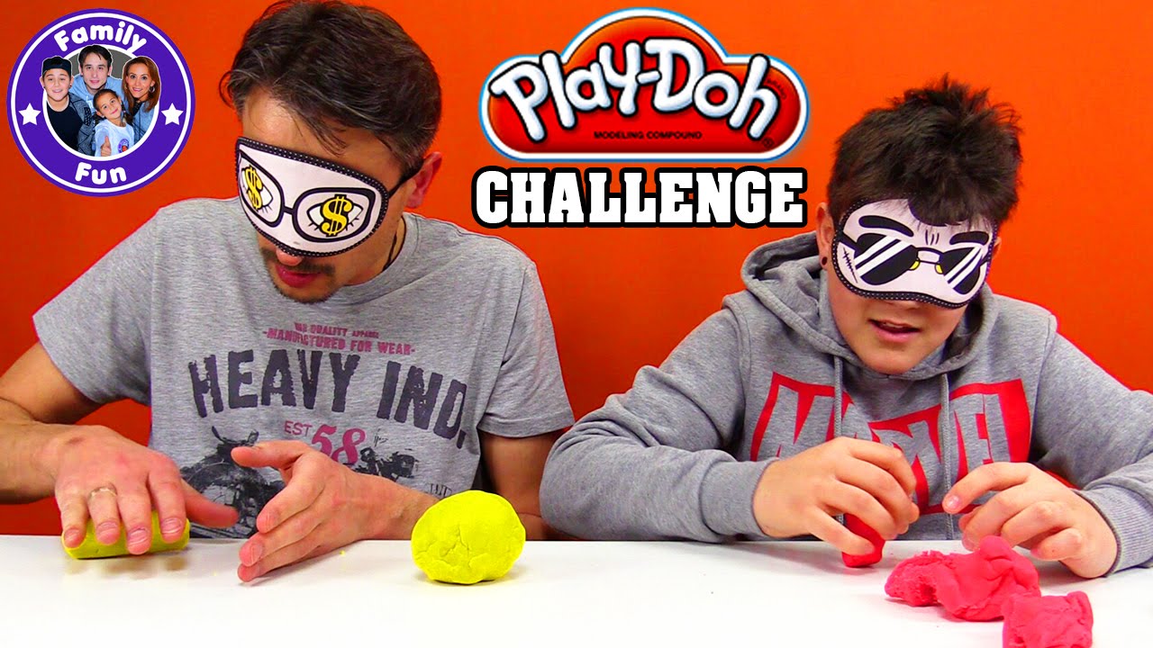 PlayDoh CHALLENGE blind extreme Version CIHAN vs. ROBERT FAMILY