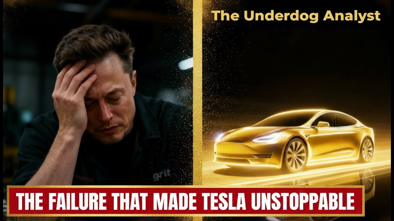 The Failure That Made Tesla Unstoppable | The Underdog Analyst (WiseWolf Economics)