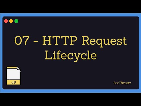 [Beyond JavaScript in Arabic #07] - Http Request Life Cycle