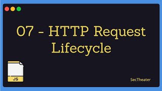 [Beyond JavaScript in Arabic #07] - Http Request Life Cycle