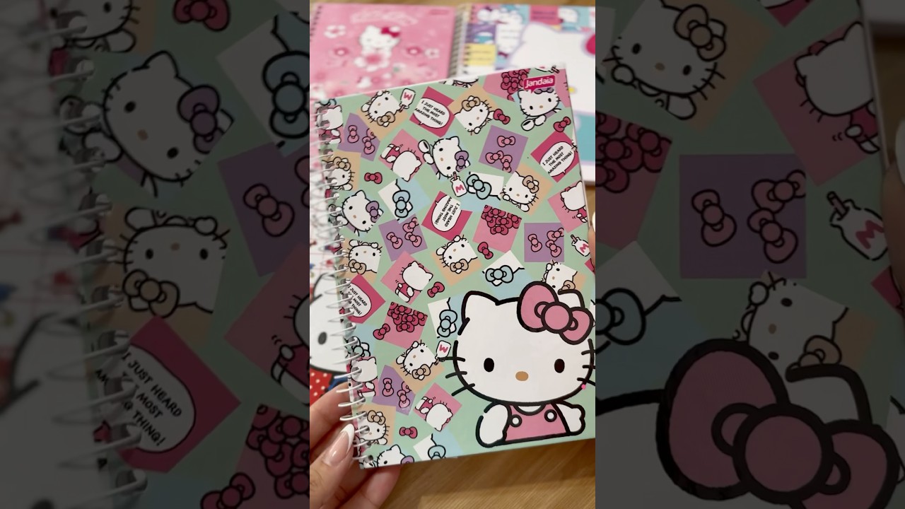 Cadernos da Hello Kitty 😍 