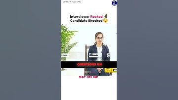 Een van de beste feedback | Upsc Mock IAS-interview