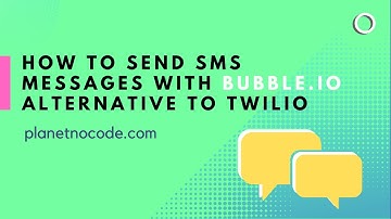 How to send SMS messages with Bubble.io (Alternative to Twilio) | Bubble.io Tutorials