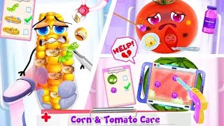 Fruit Doctor-My Clinic Game Level 1 & 2| Fruit Doctor Gameplay/Walkthrough|Corn & Tomato Operation| screenshot 1