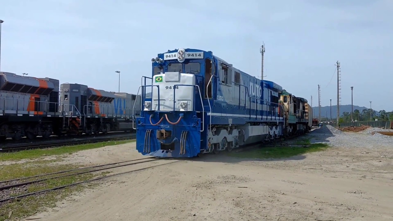 C30-7 RUMO E BF MANOBRA COM VAGAO DA MRS