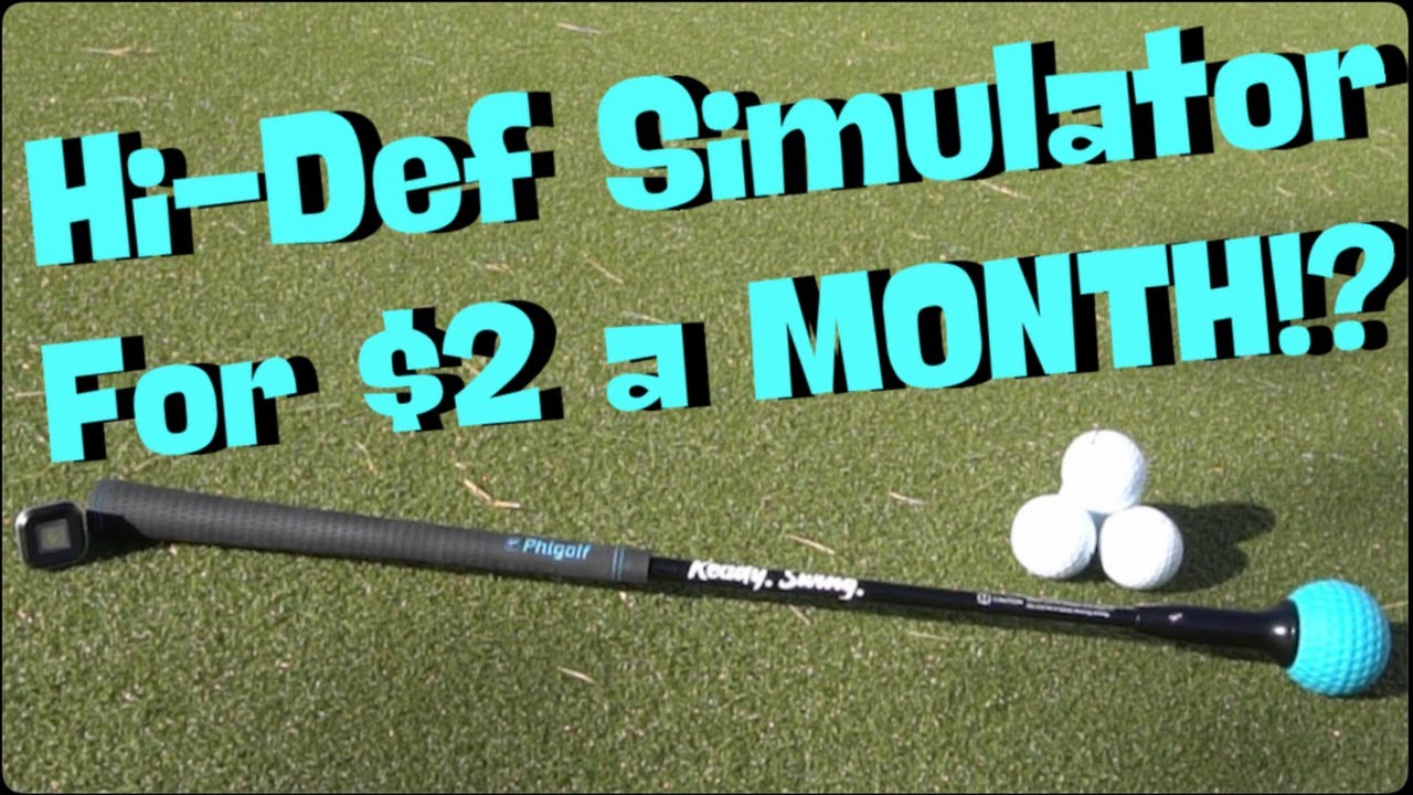 Simulateur De Golf Phigolf WGT - Pour Mobile - Entraîneur De Swing - Occasion Fonctionnel