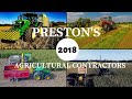 A Year With Prestons Agricultural Contractors  - 2018