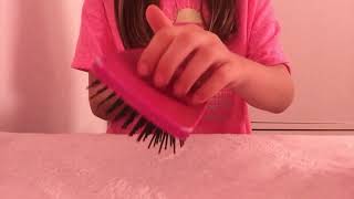 ASMR Hair brushing and doing your hair