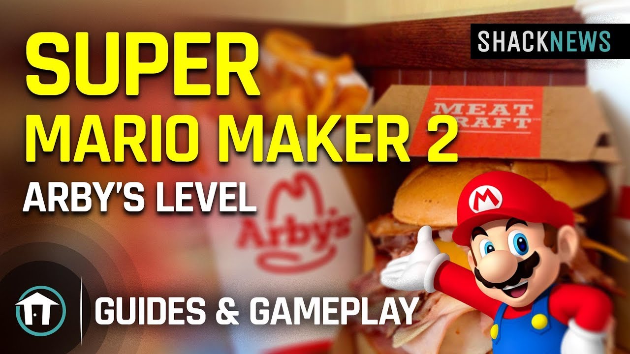 Super Mario Maker 2 - The Arby's Level Gameplay - YouTube