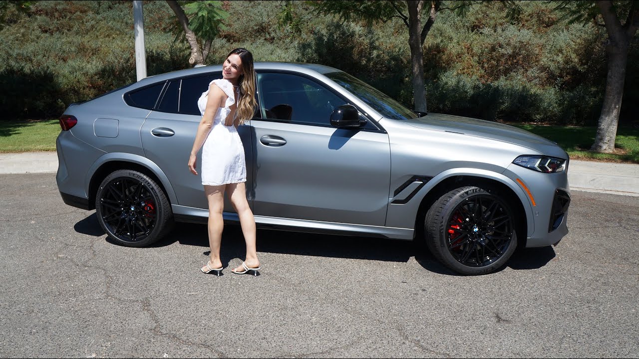 2026 BMW X6M Review in Frozen Pure Grey / 22