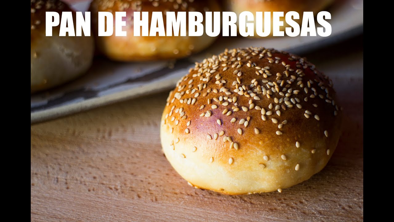 PAN DE HAMBURGUESAS CASERO