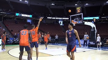 Auburn practices ahead of first-round NCAA Tournament matchup with Jacksonville State