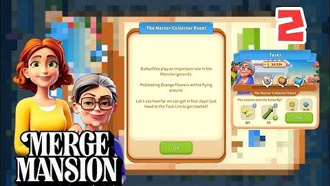 Merge Mansion The Nectar Collector Event Part 2 🦋