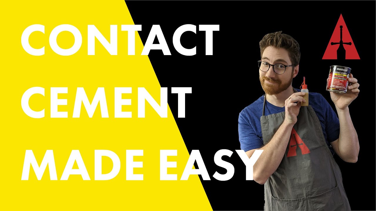 Applying contact cement made easy - Cosplay Quick Tip Clip | Cosplay