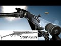 3d animation how a sten submachine gun works