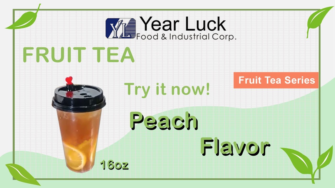 Fruit Tea Series - Peach 16oz