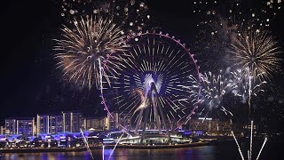 Dubai Fireworks 2024 - Happy New Year AIN Dubai / JBR