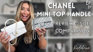 CHANEL MINI TOP HANDLE  Review + Size Comparison 