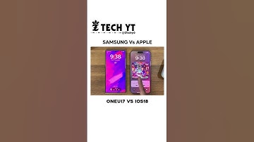 Samsung OneUI 7.0 Vs Apple iOS 18 #smartphone #shorts #yt #shortvideo #iphone #samsung #ios #oneui7