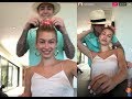 Full Justin Bieber &amp; Hailey Baldwin Bieber Instagram Live Stream being happy smiling - March 31 2019