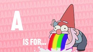 Learn the Alphabet with Gravity Falls