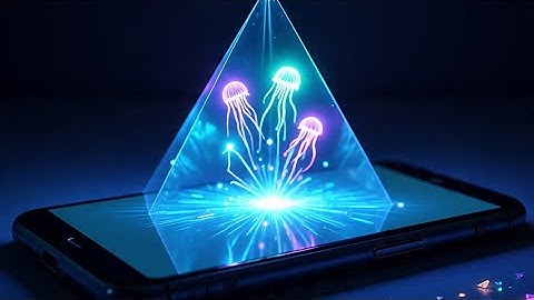 3d Hologram Projector DIY with Plastic Box 