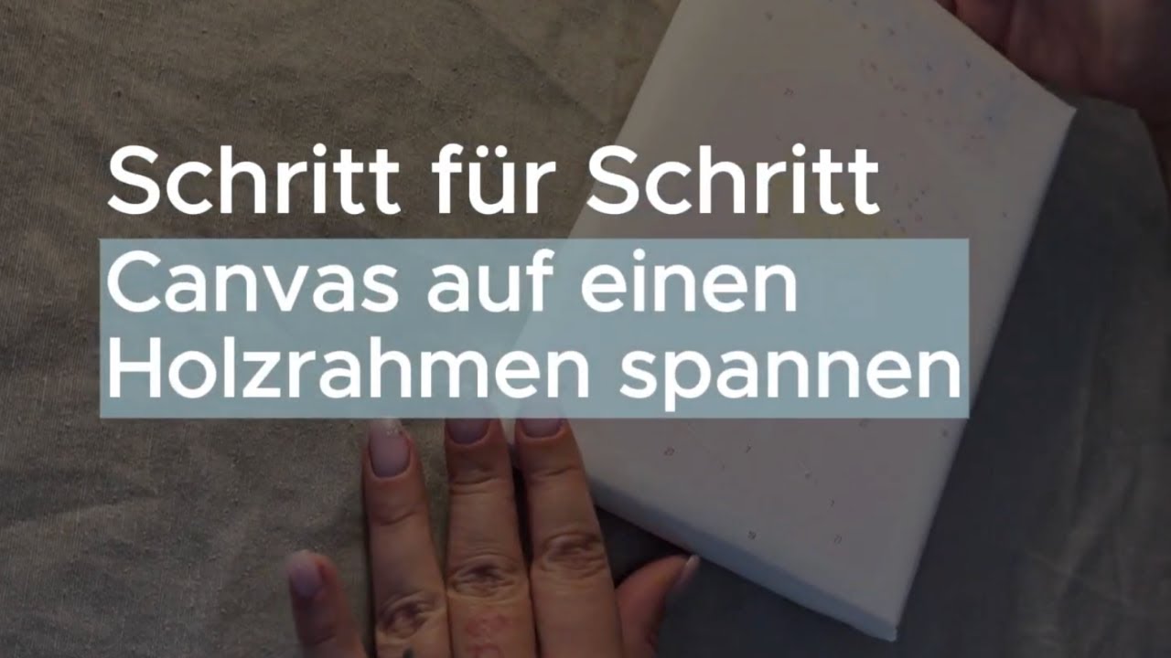 Wie du deine Malen-nach-Zahlen Leinwand einrahmst