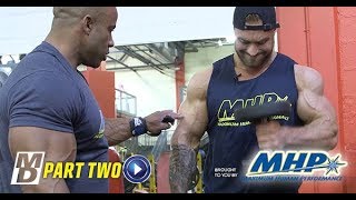 Big Arm Training with Victor Martinez and Chris Bumstead  Part 2