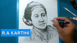 MELUKIS RA KARTINI - LUKISAN PENSIL