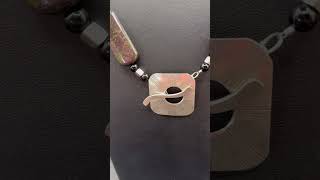 New peridot jasper #necklace #handmade #jewelry #jewelry #jewelrydesigner #sterlingsilver #unique