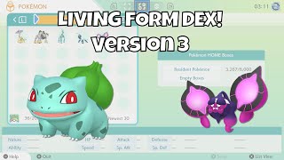 Pokémon HOME National Pokédex - Living Form Dex Showcase (Scarlet & Violet DLC Edition)