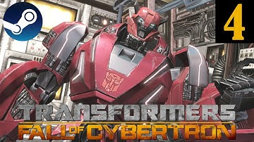 [PC] Transformers Fall of Cybertron - Walkthrough Part 4 No Commentary (1080p 60FPS)