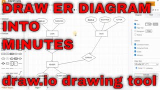 How to draw ER diagram | Entity Relationship Diagram | draw.io