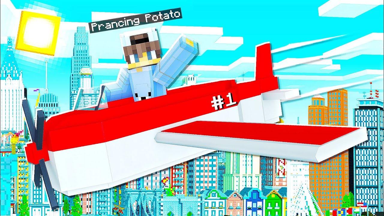 Flying REALISTIC Planes On My FAVOURITE Server ( WITHOUT MODS ) | 1.16  - 1.17