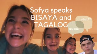 Sofya Plotnikova speaks BISAYA & TAGALOG (naturally?)