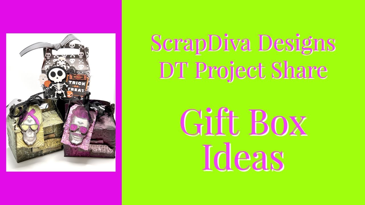 Quick & Easy Gift Box Ideas featuring ScrapDiva29 Die Set. YouTube