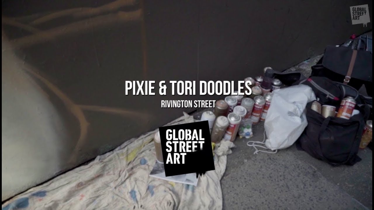 Global Street Art Walls Project: Pixie & Tori Doodles