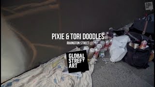 Global Street Art Walls Project: Pixie & Tori Doodles