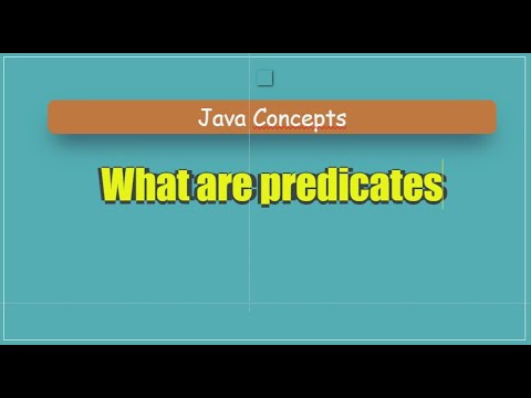 What are predicates