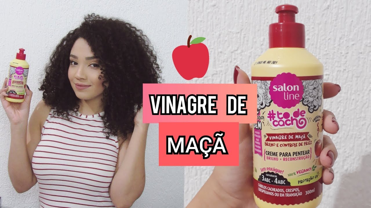 Creme De Pentear Vinagre De Maca Salon Line Resenha Youtube