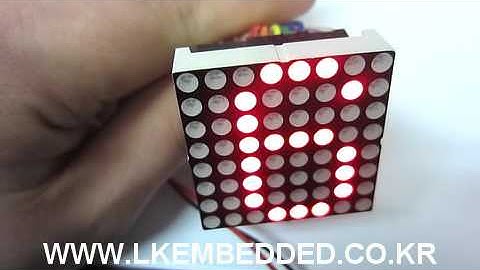 Lecture_05 아두이노 우노 R3 - 24pin 2색 도트매트릭스LED 실습