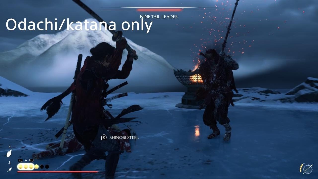 Ghost of Yōtei Nine Tail Leader Hitless.