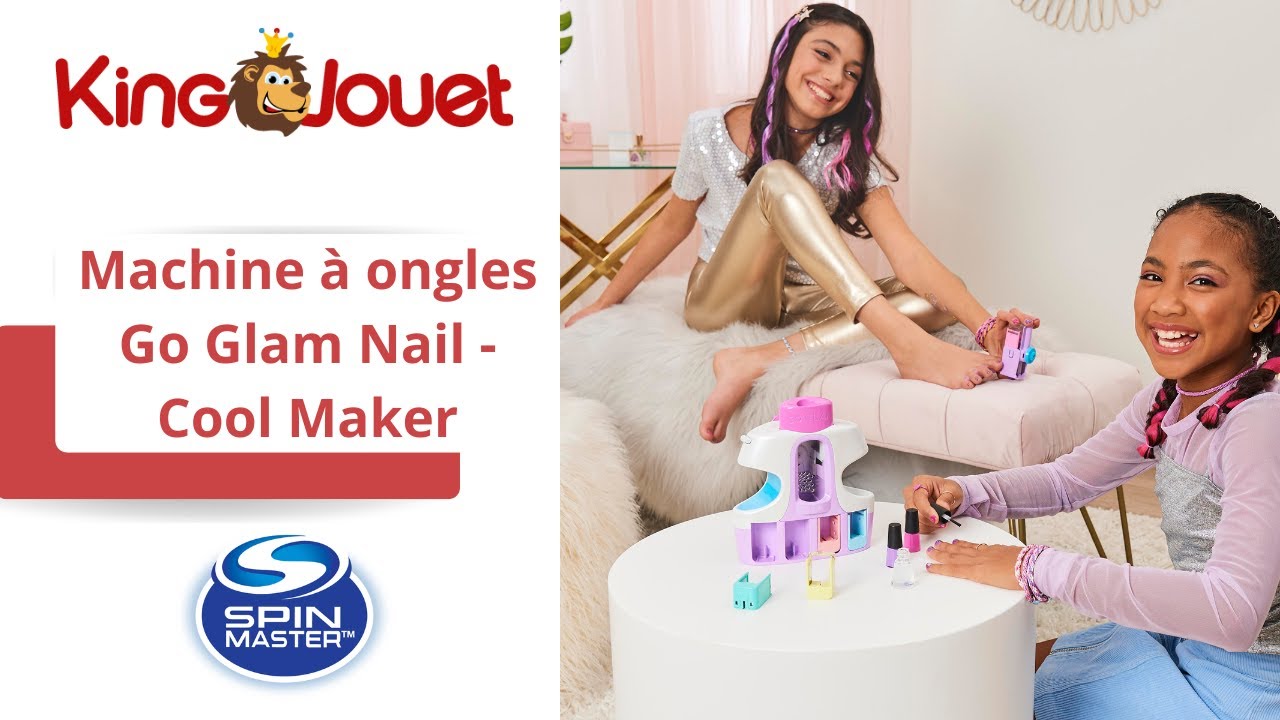 Cool Maker - Go Glam Nail Unique Salon - Machine à ongles avec vernis  (870111) 