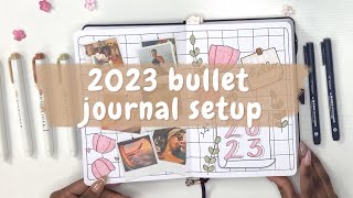 My 2023 Bullet Journal Setup | New Year Planning and Reset