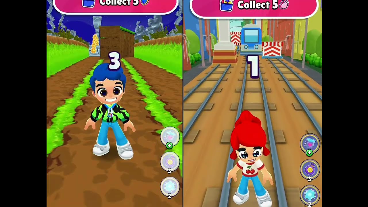 KOOPLY RUN GAMEPLAY Boys VS Girls 