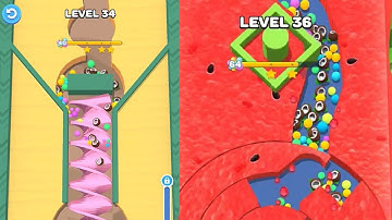 Sand Balls New Level Android iOS New Part (Level 34 to 36) | My Mobile Gameplay
