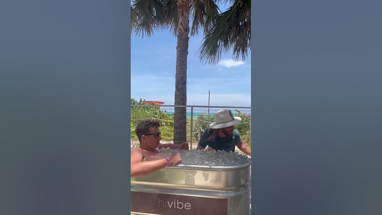 Ice bath in Miami Wim Hof Style with certified instructor Chris