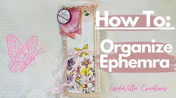 How To: Organize Ephemera with a File Folder
