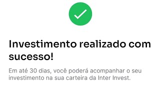 🤯COMO INVESTIR VIA CARTÃO DE CRÉDITO BANCO INTER 💲💲INVEST NOW PAY LATER