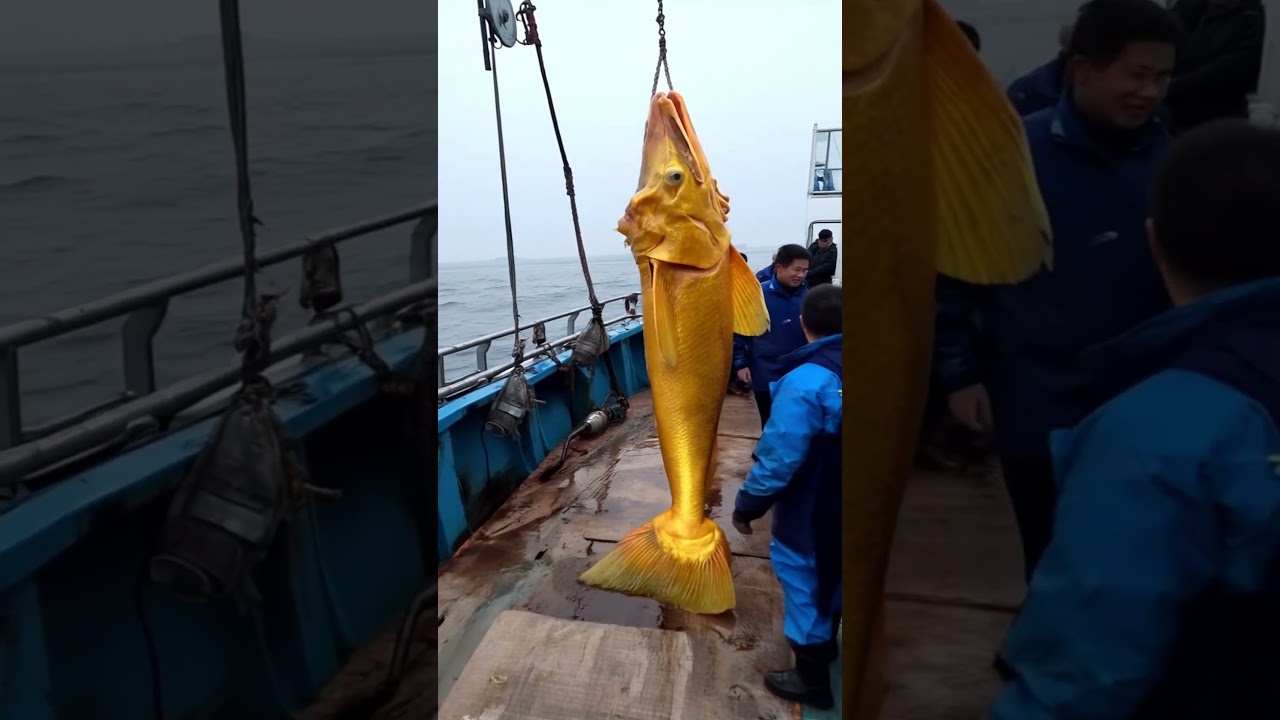 Pez dorado y Gigante "Criaturas Extrañas y Fascinantes: Explora los Secretos del Mundo Animal"